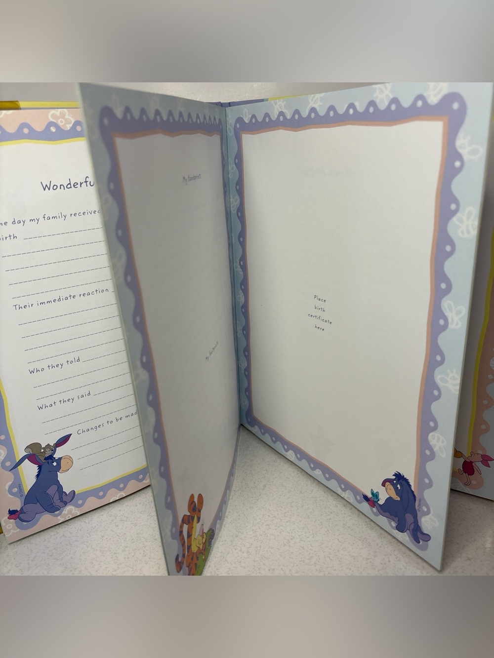 Disney Winnie the Pooh My Baby Book A Memory Book of Baby's First Years - Picture 13 of 13